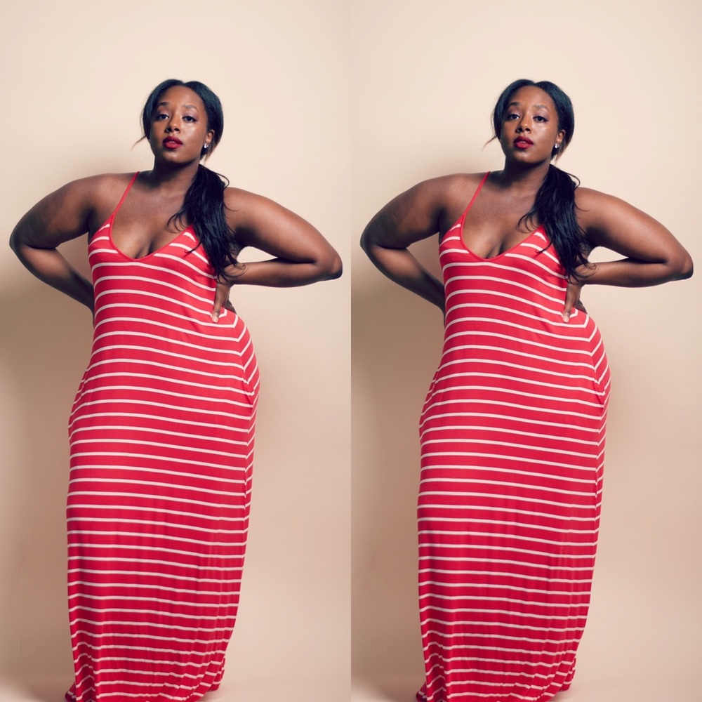 Red Stripe Dress